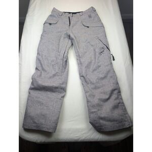 Predator Wear Snow Pants Grey Herringbone Insulated Ski Snowboard Mens Medium